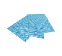 EcoTech EWF25B Envirowipe Compostable Folded Cloth, Blue (pack of 25)