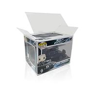 EcoTEK Protectors Compatible with Funko POP! - Rides Vinyl Figures Strong, Crystal Clear Case, Heavy Duty Acid Free w/Protective Film & Locking Tab (5 Pack)