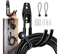 Ecotome Tesla Charger Holder Wall Mount EV Charger Holder, Tesla Charging Cable Organizer J1772 J-Hook Cord Hanger for All Electric Vehicle Mobile Connector Organizers