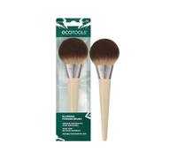 EcoTools Blurring Powder Brush, Setting & Finishing Makeup, Large | Premium Soft & Fluffy Synthetic Bristles, Natural Blurred Finish, Buildable Coverage, Bamboo Handle, Also for Bronzer & Blush