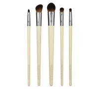 EcoTools, Daily Defined Eye Brush Set, 5 Piece Set & Storage Tray