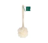 EcoTools EcoPouf Bath Brush Loofah Brush for Bath & Shower Made with Long Handle & Recycled Soft Netting for Gentle Exfoliation Back Brush for Men