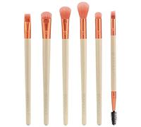 EcoTools Elements Limited Edition Fiery Eye Professional Eye Makeup Brush Set, 6 Piece Set, Orange