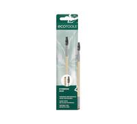 EcoTools Eyebrow Duo, Dual-Sided Angled Brush & Spoolie | Applicator to Fill in Makeup, Tip to Shape & Define Brow Hairs, for Cream & Powder, Soft Synthetic Bristles, Bamboo Handle