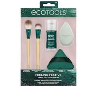 EcoTools Feeling Festive Face Essentials Kit, 5 Piece Limited Edition Gift Set