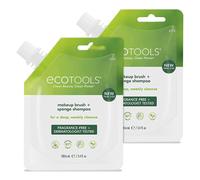 EcoTools Makeup Brush and Blending Sponge Shampoo, Removes Dirt, Makeup & Impurities From Brushes & Sponges, Travel Sized, Perfect For On The Go, Hypo