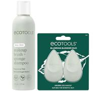 EcoTools Makeup Kit Essentials - Blurring Blender Duo + Brush & Sponge Shampoo