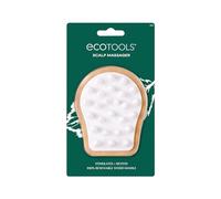 EcoTools Scalp Massager Stimulating Shower Brush Removes Build-up, Soft Silicone Bristles and Wooden Handle, Gently Massage Scalp