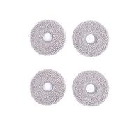 ECOVACS DEEBOT OMNI/X1e X1 TURBO/T10 TURBO/T20 Omni, Improved Wipes, Pack of 4, D-WP04-0012, Polyester