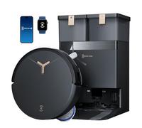 ECOVACS DEEBOT T50 MAX PRO Omni Robot Vacuum and Mop, 18,500Pa Suction, 18mm Auto-Lift, ZeroTangle &TruEdge 2.0, AIVI 3.0 Obstacle Avoidance, Auto Hot Water Mop Wash/Dry/Refill, Self-Emptying