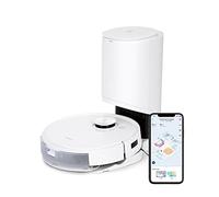 ECOVACS DEEBOT T9+ Robot Vacuum and Mop Combo with Auto-Empty Station, Precision Laser Mapping, 3D Maps, Oscillating Mopping, 3000Pa Suction, Hands-Free Cleaning for Up to 60 days, Air Freshener,White