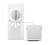 ECOVACS WINBOT W2S OMNI Robotic Window Cleaner with TruEdge Scrubber & Smart Station, WIN-SLAM 4.0, App Control, Cordless, 12-Stage Safety, for Large Windows