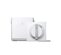 ECOVACS WINBOT W2S OMNI Robotic Window Cleaner with TruEdge Scrubber & Smart Station, WIN-SLAM 4.0, App Control, Cordless, 12-Stage Safety, for Large Windows