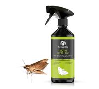 EcoValley Moth Repellent Spray - 500ml Lavender Scented Natural Wardrobe & Clothing Protector - Effective Carpet Protection - Safe & Eco-Friendly Alternative to Moth Balls