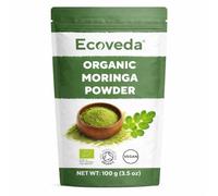 Ecoveda Organic Certified Moringa Leaf Powder, 100 g, Premium Quality