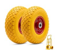 ECOVELO 2 PIES WHEELS 3.00-4 PNEUMATIC SOLID TIRE CART RUNNER WHEEL