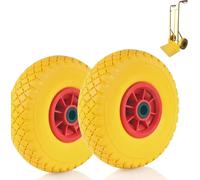 ECOVELO 2 PIES WHEELS 3.00-4 PNEUMATIC SOLID TIRE CART RUNNER WHEEL