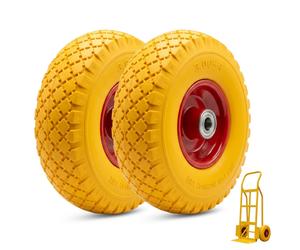 ECOVELO 2 PIES WHEELS 3.00-4 PNEUMATIC SOLID TIRE CART RUNNER WHEEL