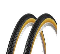 Ecovelo 2 Tyres 26 x 1 3/8 (37-590) Black for Dutch Dutch City Bike Vintage Bicycle