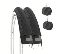 2 tyres 26 x 1 3/8 Bianconeri + 2 air chambers Holland (37-590) white black