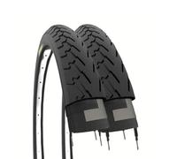 Ecovelo 2 Tyres 700 x 35 28 x 1 5/8 x 1 3/8 (37-622) 700 x 35C Black for City Bike, Road, Trekking | Road Tyres Black Rubber Bike