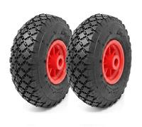 Ecovelò Complete Pneumatic Wheels Set 3.00-4 For Hand Truck/Trolley