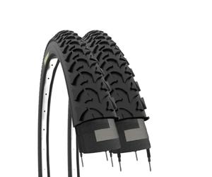 ECOVELO EBC20MAE, 2 Tyres 20 x 1.75 (47-406) Unisex Children, Black, 20 Inches