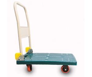 Ecovelò Flatbed Trolley Folding Platform Transport Cart With 4 Wheels, 150 kg