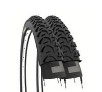 Ecovelò Tyres, 2 MTB COVERS 20 X 1.95 (50-406) Unisex Adult, Black, One Size