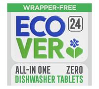 Ecover All in One Zero Wrapper-Free Dishwasher Tablets 24 Tabs
