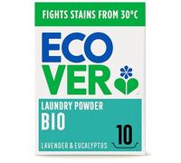 Ecover Bio Concentrated Laundry Detergent Powder, Laundry Washing Detergent, Fresh lavender And Eucalyptus Scent, 1x 10 Washes, 1 x 750g