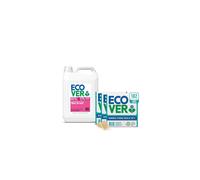 Ecover Bio Washing Capsules Laundry CapsulesTablets Rescued Rose Scent 3X Pack of 34 Ecover Fabric Softener Refill Apple Blossom Almond 166 Wash
