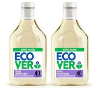 Ecover Concentrated Bio, Laundry Detergent, Colour Laundry Washing Liquid, Apple Blossom & Freesia, 2x Pack of 40 Washes, 2x 1.43L