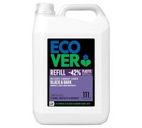 Ecover Delicate Bio Laundry Detergent Refill, Black and Dark Laundry Washing Liquid, Fresh Lime & Lotus, 111 Washes, 5L