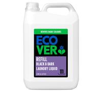 Ecover Delicate Bio Laundry Detergent Refill, Black and Dark Laundry Washing Liquid, Fresh Lime & Lotus, 111 Washes, 5L