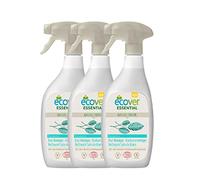 Ecover Essential Bathroom Cleaner, Ecological Bathroom Cleaner Spray, Removes Soap Deposits, Eucalyptus Scent, Spray Bottle 500 ml, Pack of 3