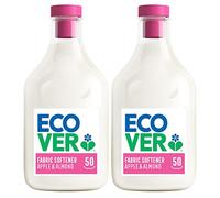 Ecover Fabric Softener, Apple Blossom & Almond, 2 x 50 Washes, 2 x 1.5L (Pack of 2)