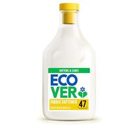 Ecover Fabric Softener, Fabric Conditioner to Soften Your Clothes, Fresh Gardenia & Vanilla Scent, 1 x 47 Washes, 1 x 1.43L