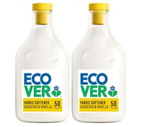 Ecover Fabric Softener, Gardenia & Vanilla, 2 x 50 Washes, 2 x 1.5L (Pack of 2)