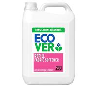 Ecover Concentrated Fabric Softener Refill, Fabric Conditioner to Soften Your Clothes, Fresh Apple Blossom & Almond Scent 1 x 200 Washes, 1 x 5L