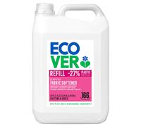 Ecover Fabric Softener Refill, Fabric Conditioner to Soften Your Clothes, Fresh Apple Blossom & Almond Scent 1 x 166 Washes, 1 x 5L