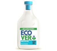 Ecover Concentrated Fabric Softener, Fabric Conditioner to Soften Your Clothes, Fresh Rose & Bergamot Scent 1 x 57 Washes, 1 x 1.43L