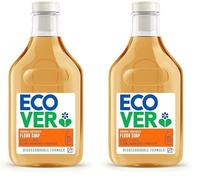 Ecover Floor Soap for Porous Surfaces, Orange & Lemon, 1L (Pack of 2)