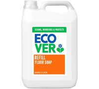 Ecover Floor Soap Refill, Orange & Lemon, Hard Floor Cleaning, 5L