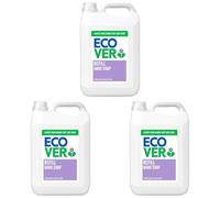 Ecover Hand Wash, Hand Soap Refill, Lavender and Aloe Vera, Dermatologically Tested, For Sensitive Skin 5L (Pack of 3)