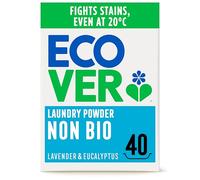 Ecover Non-Bio Washing Powder 3 kg (40 washes) - Plant-based, low-temp, enzyme- and optical-brightener free, lavender & eucalyptus scent