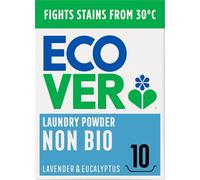 Ecover Zero Non-Bio Laundry Detergent Powder, For Sensitive Skin, Laundry Washing Detergent for Baby Laundry, 1 x 10 Washes, 1 x 750 g