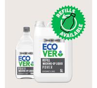 Ecover Power Washing Up Liquid Refill, Bergamot & Sage Scent, 5L