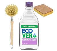 Ecover Washing-Up Liquid Bundle - Lily & Lotus - Brush & Sponge
