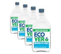 Ecover Washing Up Liquid, Washing Up Soap, Tough on Grease and Grime, Fresh Camomile & Clementine Scent,1 x 950ml (Pack of 4)